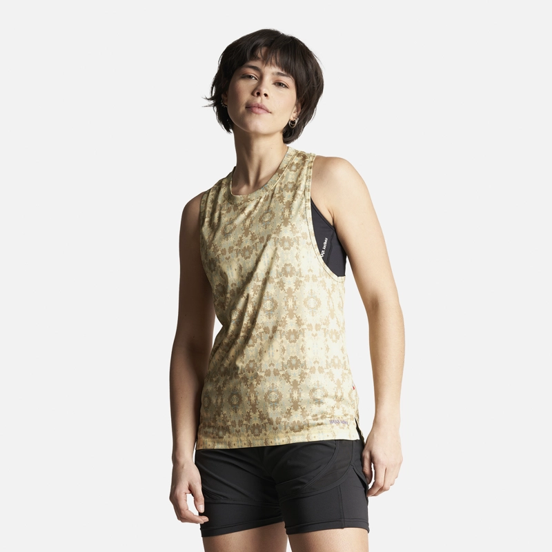 POLERA MUJER SUDALA PRINT BEIGE HAKA HONU - 2