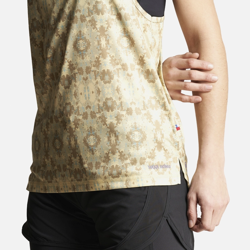 POLERA MUJER SUDALA PRINT BEIGE HAKA HONU - 6
