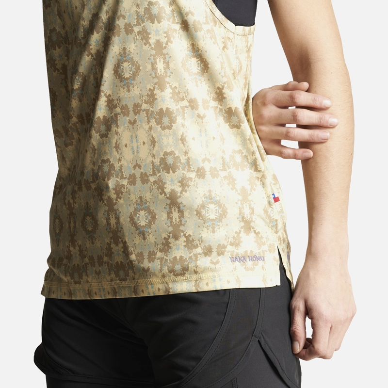 POLERA MUJER SUDALA PRINT BEIGE HAKA HONU - 6