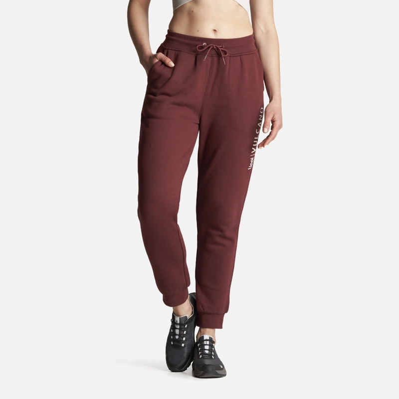 PANTALON ALGODÓN MUJER LIPPI BURDEO INSIGNE VULCANO COTTON PANTS - 2