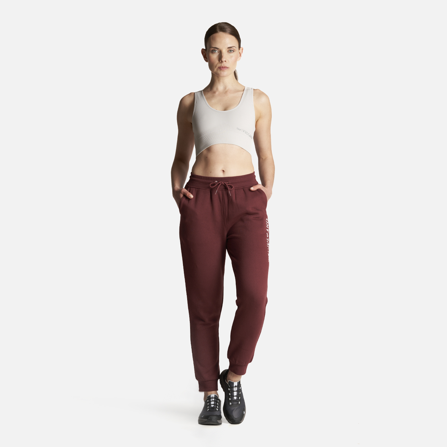 PANTALON ALGODÓN MUJER LIPPI BURDEO INSIGNE VULCANO COTTON PANTS - 7