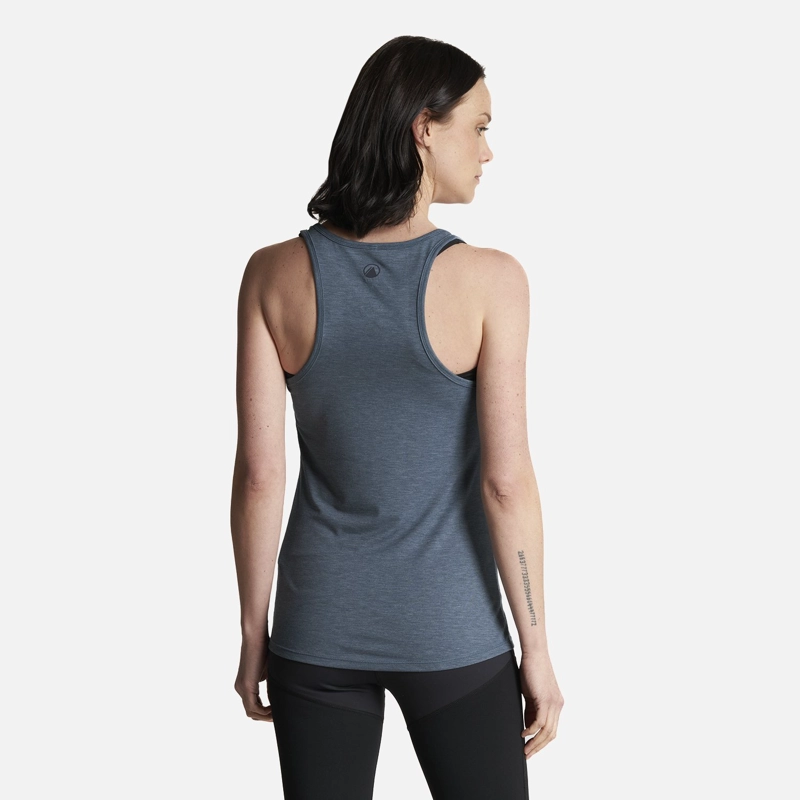 POLERA MUJER SUMMIT UV-STOP TANK AZUL GRISACEO LIPPI - 4