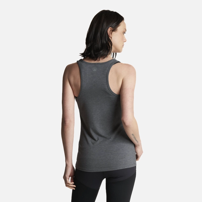 POLERA MUJER SUMMIT UV-STOP TANK GRIS MEDIO LIPPI - 4