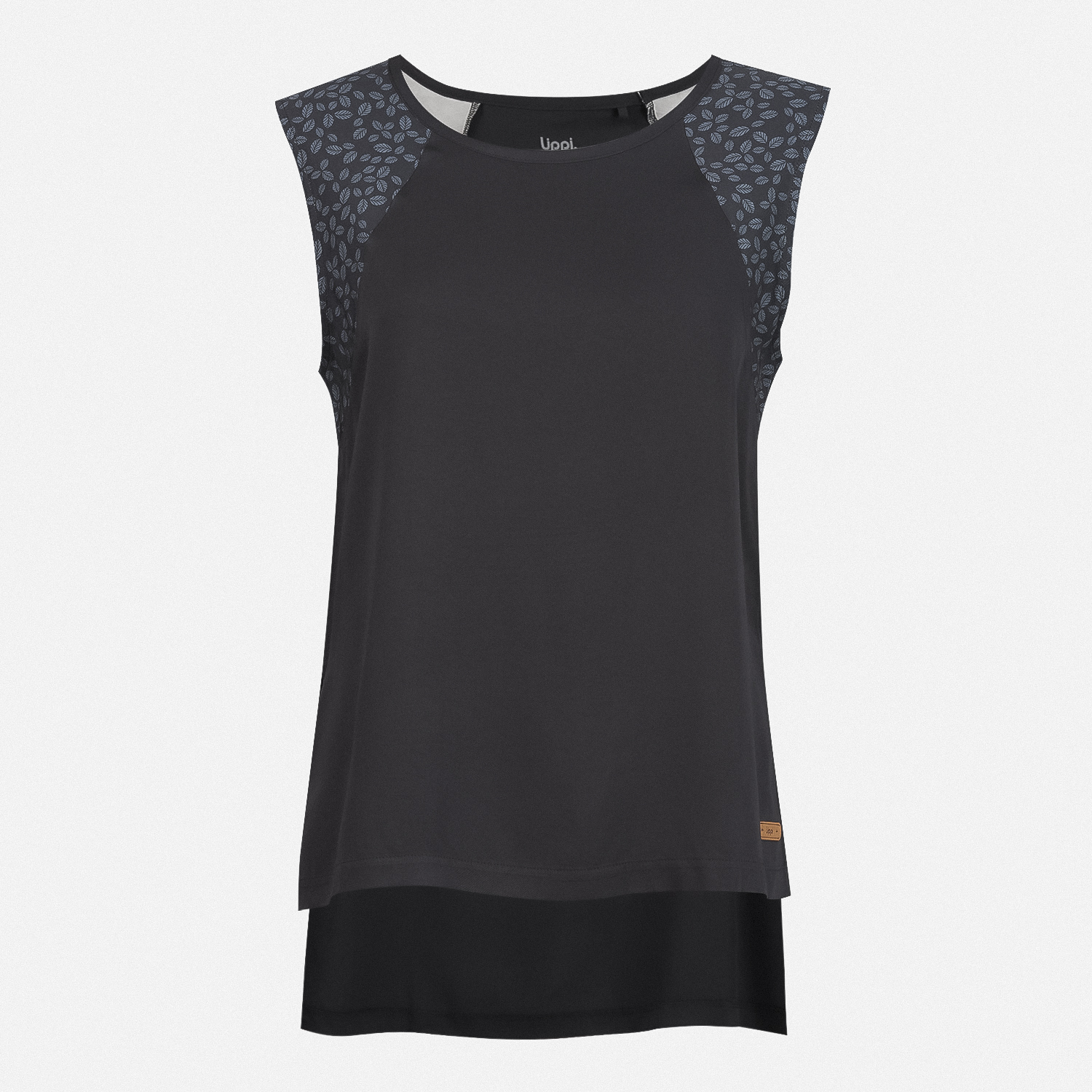 POLERA MUJER SUNSET T-SHIRT NEGRO LIPPI - 1