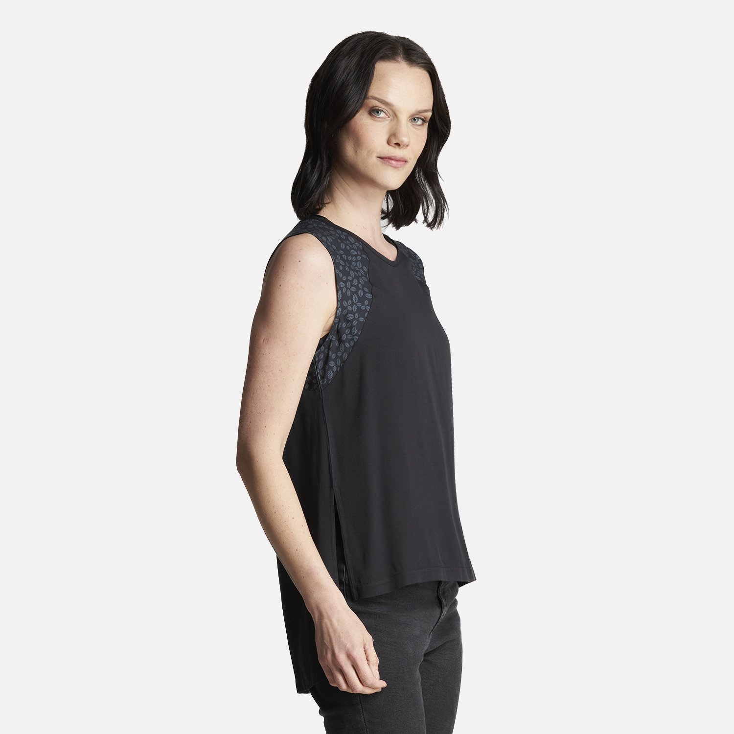 POLERA MUJER SUNSET T-SHIRT NEGRO LIPPI - 3