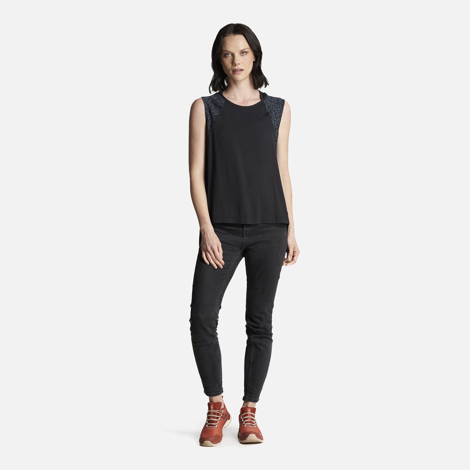 POLERA MUJER SUNSET T-SHIRT NEGRO LIPPI - 7