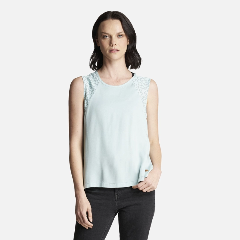 POLERA MUJER SUNSET T-SHIRT TURQUESA CLARO LIPPI - 2