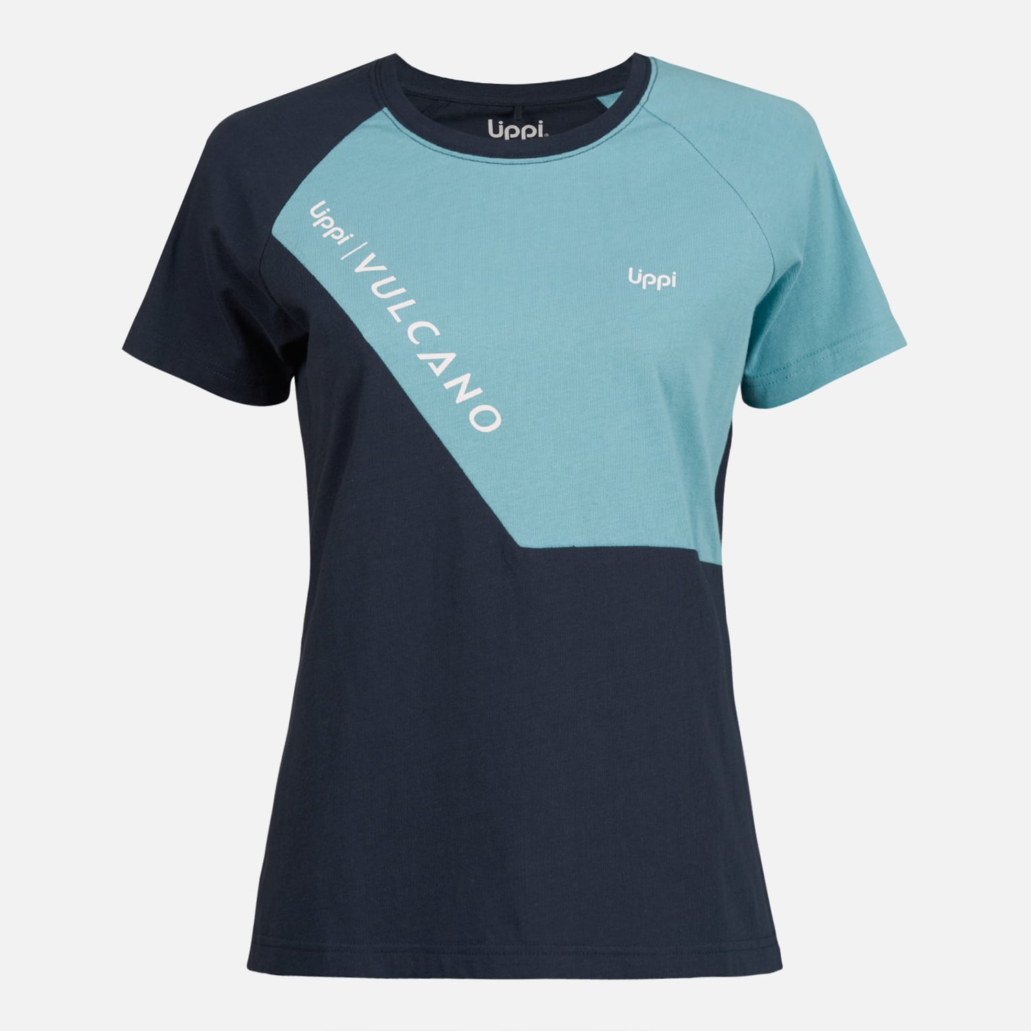 POLERA MUJER VULCANO COTTON SS T-SHIRT NEGRO LIPPI - 1
