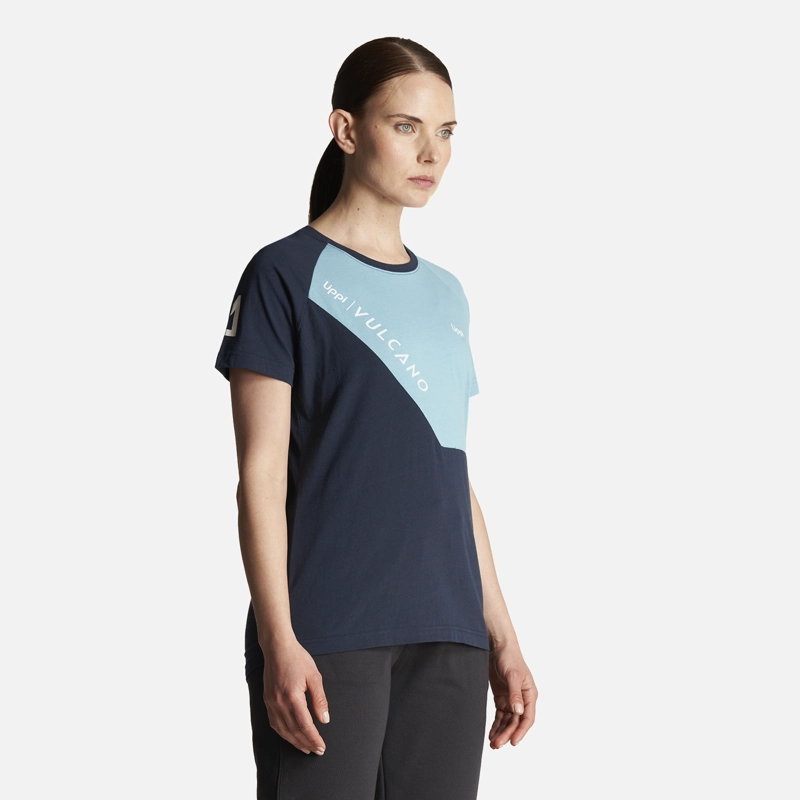 POLERA MUJER VULCANO COTTON SS T-SHIRT NEGRO LIPPI - 3