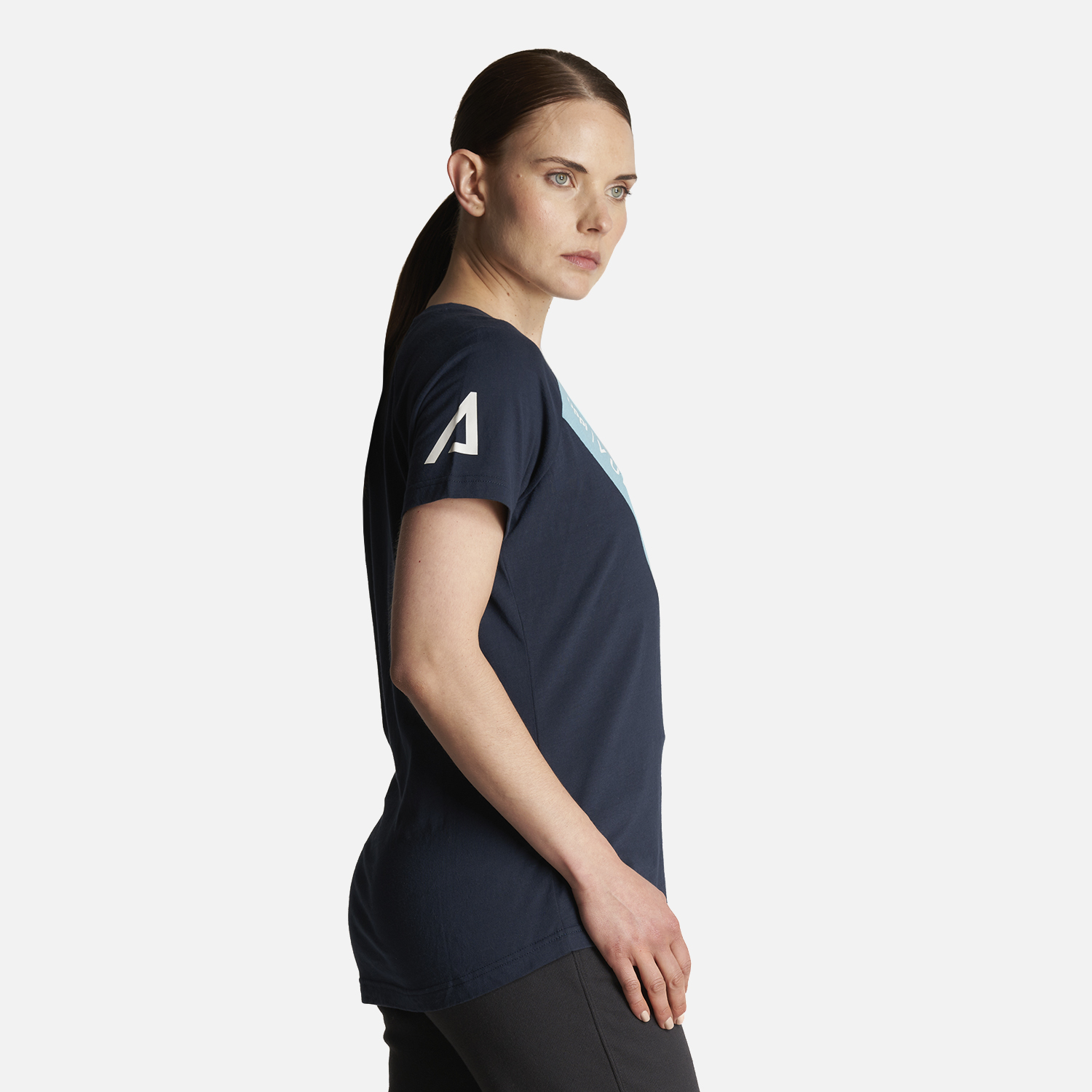 POLERA MUJER VULCANO COTTON SS T-SHIRT NEGRO LIPPI - 4