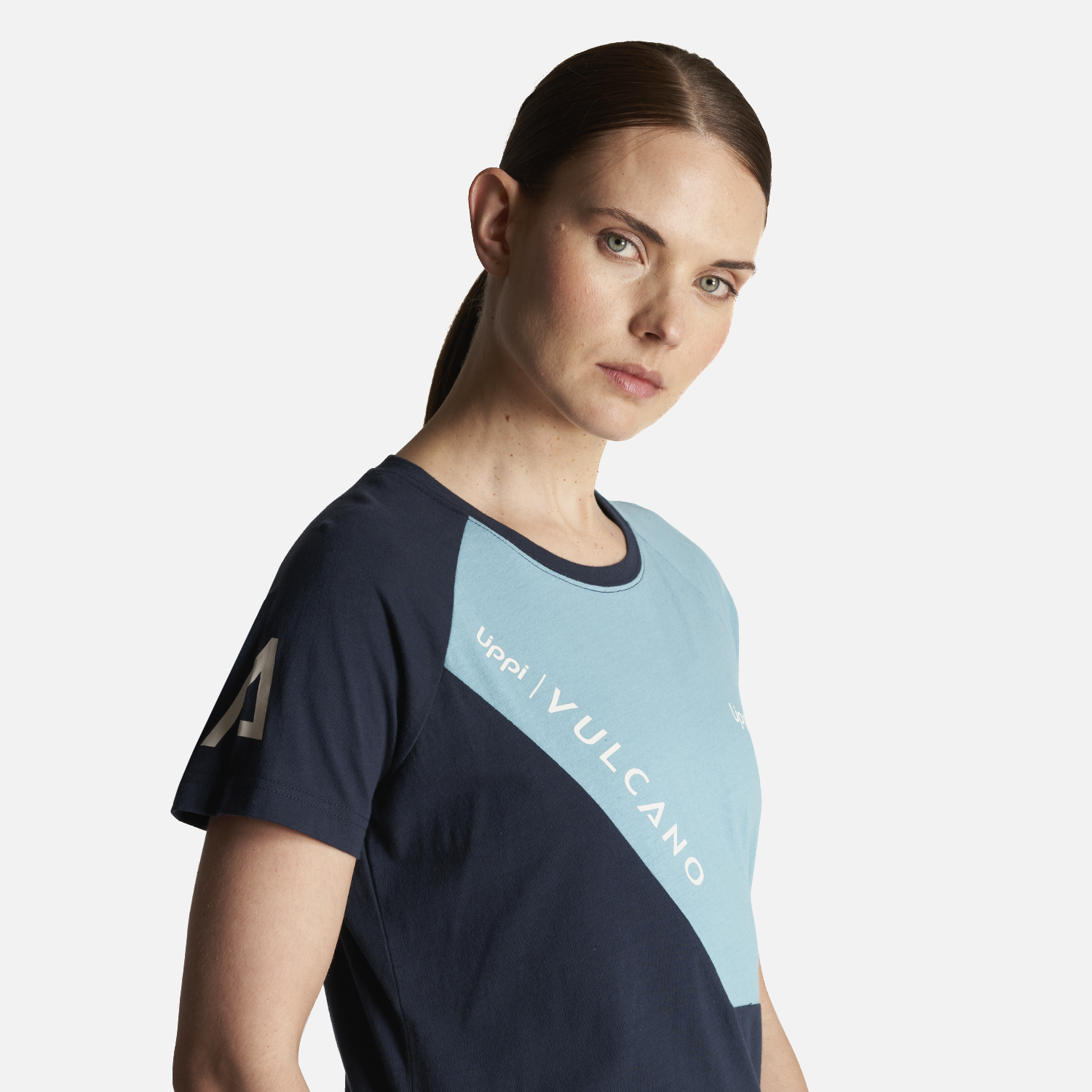 POLERA MUJER VULCANO COTTON SS T-SHIRT NEGRO LIPPI - 6