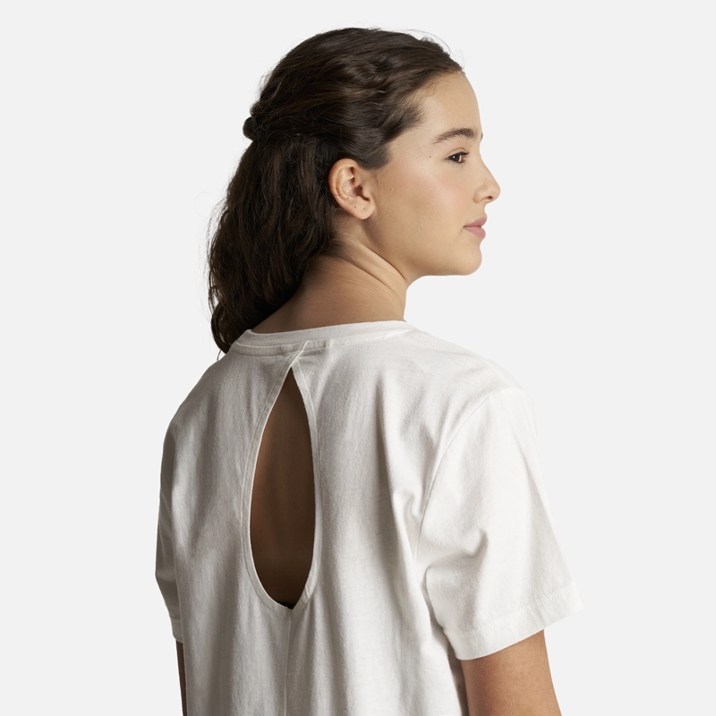 POLERA ALGODÓN NIÑA LIPPI BLANCO TEEN GIRL ESSENTIAL T-SHIRT - 4