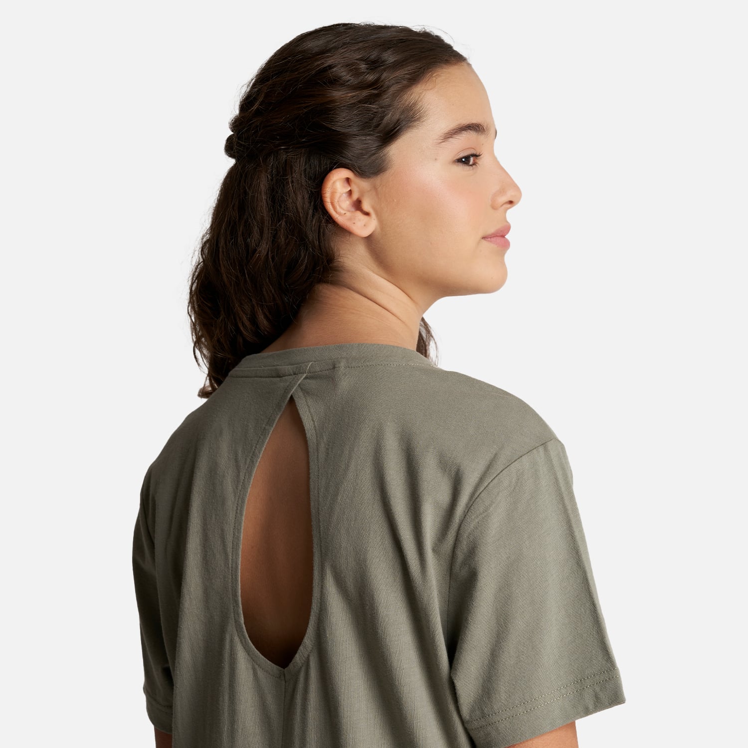 POLERA ALGODÓN NIÑA LIPPI VERDE TEEN GIRL ESSENTIAL T-SHIRT LAUREL - 4
