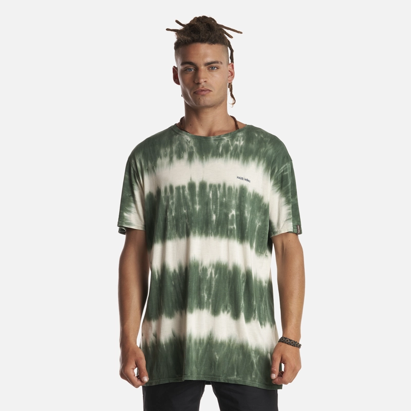 POLERA HOMBRE MAMBOO VERDE GRISACEO HAKA HONU - 2