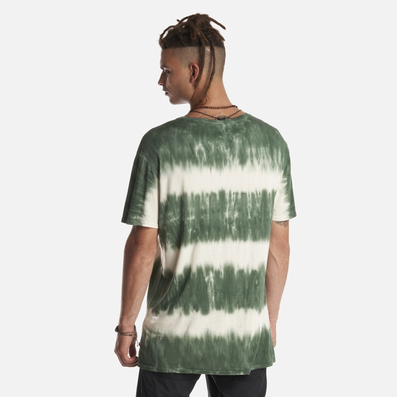 POLERA HOMBRE MAMBOO VERDE GRISACEO HAKA HONU - 4