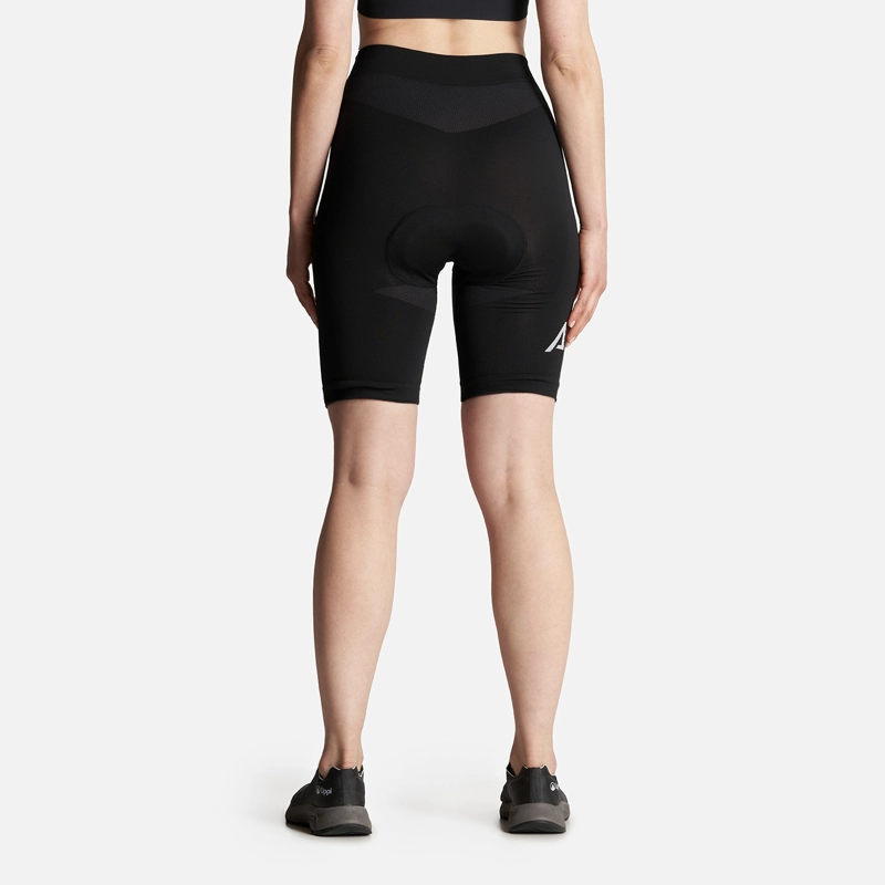CALZA MUJER LIPPI NEGRO 4 BIKE SEAMLESS SHORT - 5