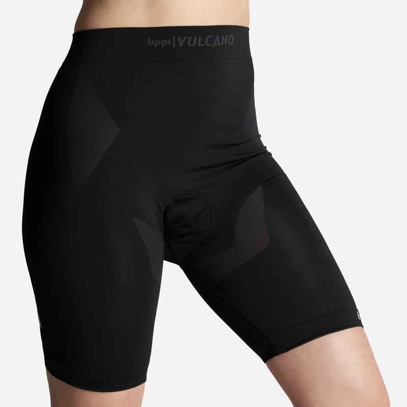 CALZA MUJER LIPPI NEGRO 4 BIKE SEAMLESS SHORT - 6