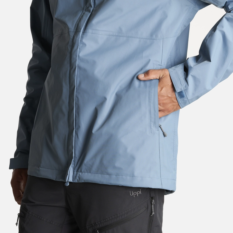 CHAQUETA HOMBRE ALPINE B-DRY HOODY JACKET AZUL PIEDRA LIPPI - 5