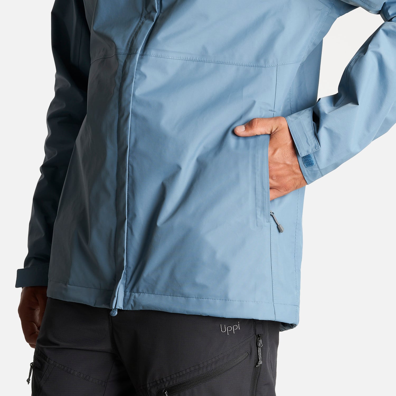 CHAQUETA HOMBRE ALPINE B-DRY HOODY JACKET AZUL PIEDRA LIPPI - 5