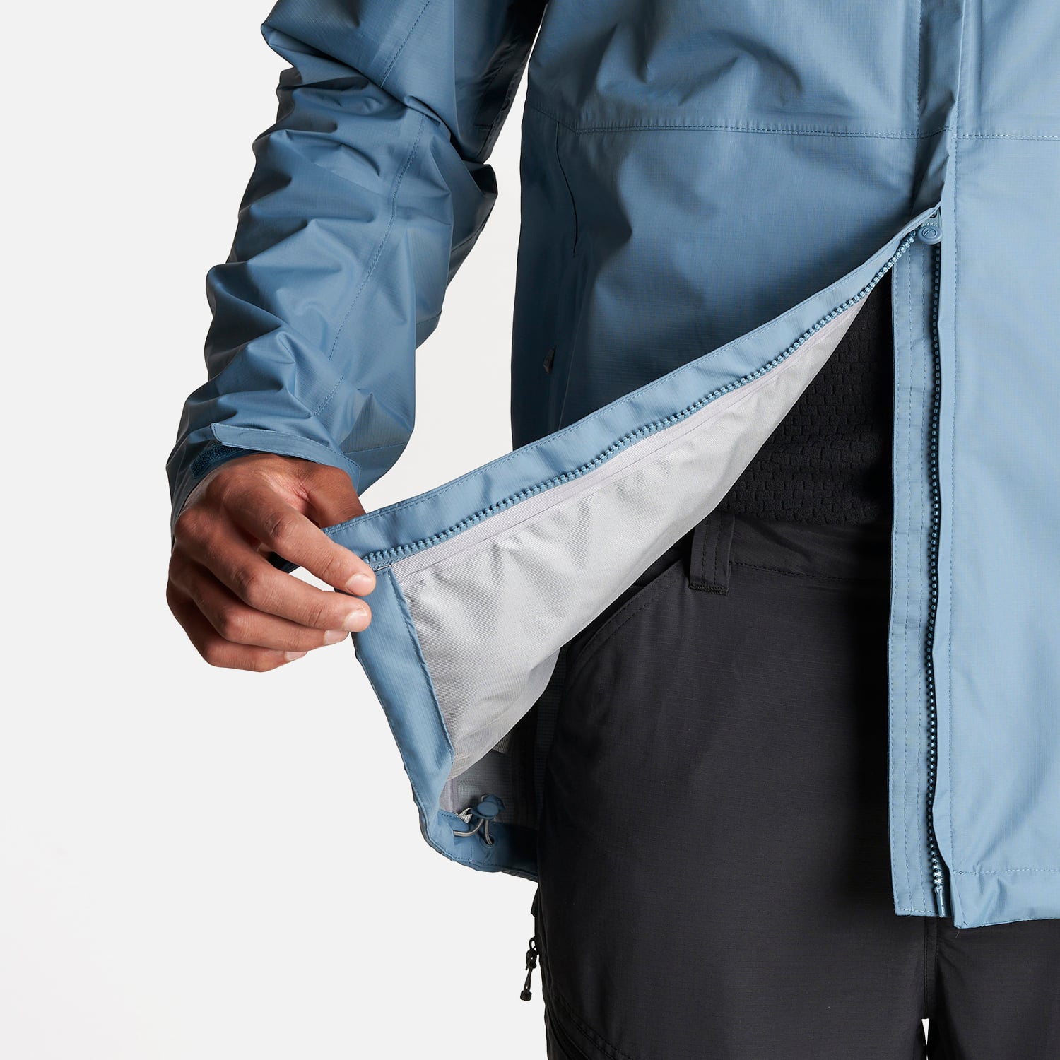 CHAQUETA HOMBRE ALPINE B-DRY HOODY JACKET AZUL PIEDRA LIPPI - 6