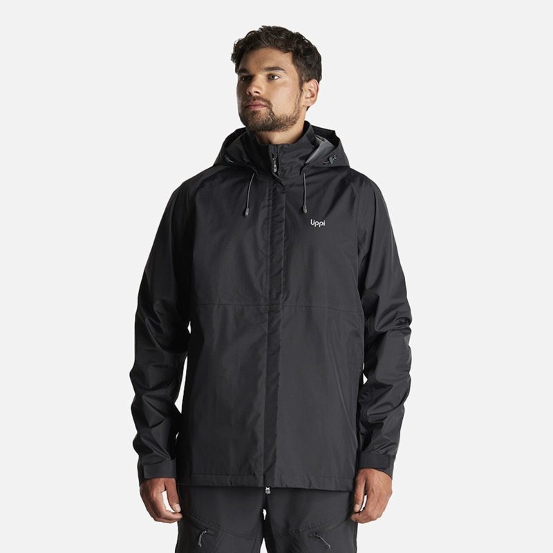 CHAQUETA HOMBRE ALPINE B-DRY HOODY JACKET NEGRO LIPPI - 2