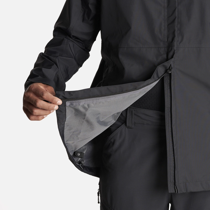 CHAQUETA HOMBRE ALPINE B-DRY HOODY JACKET NEGRO LIPPI - 7
