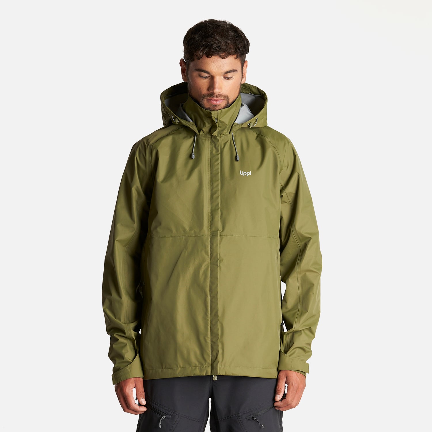 CHAQUETA HOMBRE ALPINE B-DRY HOODY JACKET VERDE LIPPI - 2