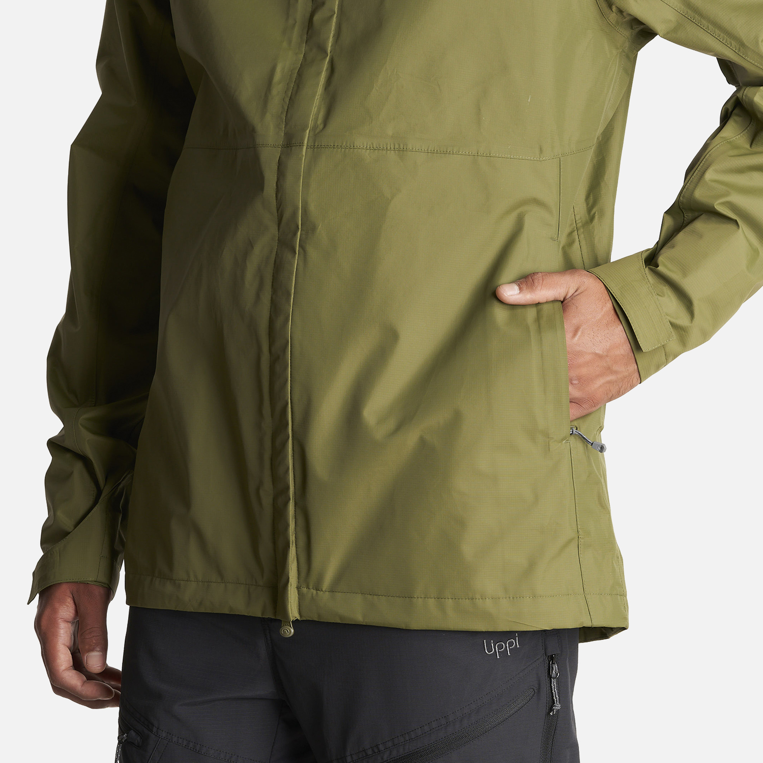 CHAQUETA HOMBRE ALPINE B-DRY HOODY JACKET VERDE LIPPI - 6