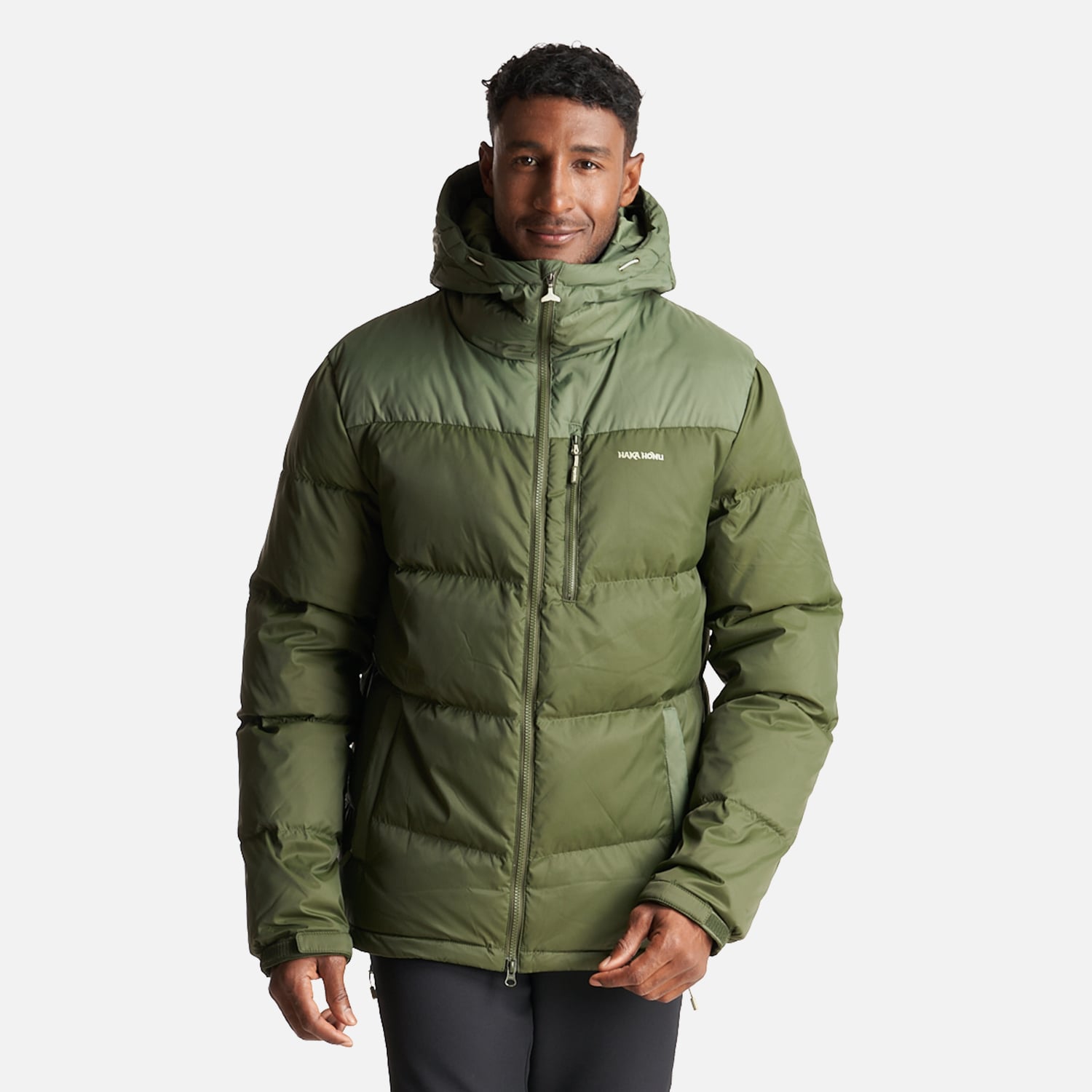 CHAQUETA HOMBRE CAMPO BASE VERDE MILITAR HAKA HONU - 2