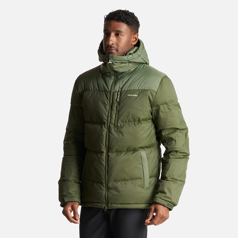 CHAQUETA HOMBRE CAMPO BASE VERDE MILITAR HAKA HONU - 3