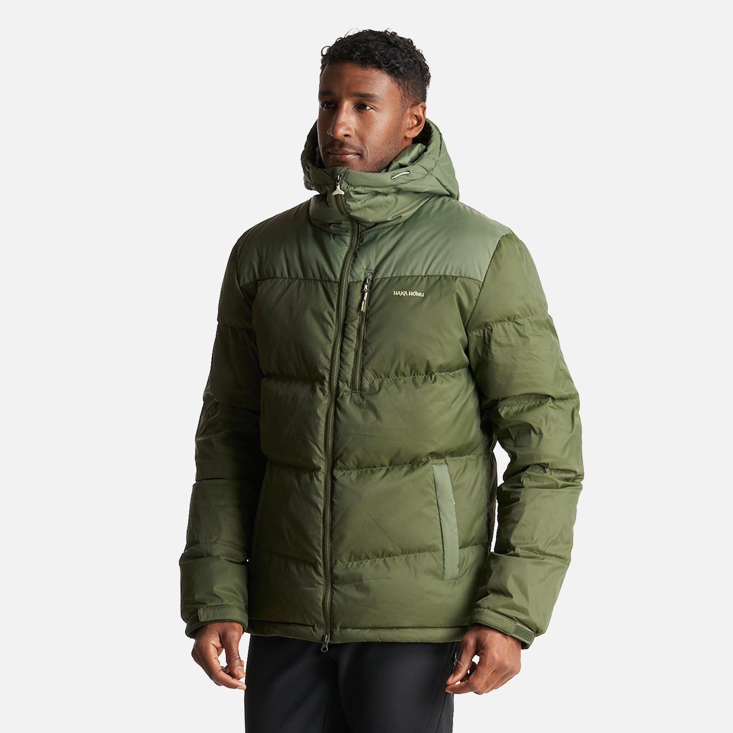 CHAQUETA HOMBRE CAMPO BASE VERDE MILITAR HAKA HONU - 3