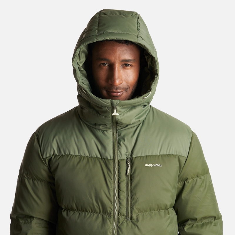 CHAQUETA HOMBRE CAMPO BASE VERDE MILITAR HAKA HONU - 5