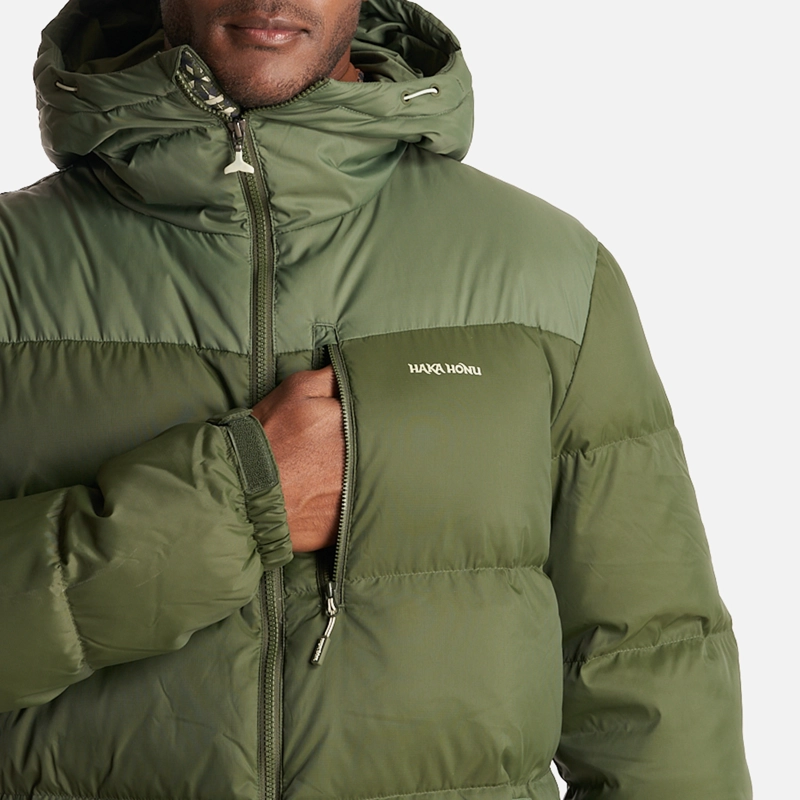 CHAQUETA HOMBRE CAMPO BASE VERDE MILITAR HAKA HONU - 6