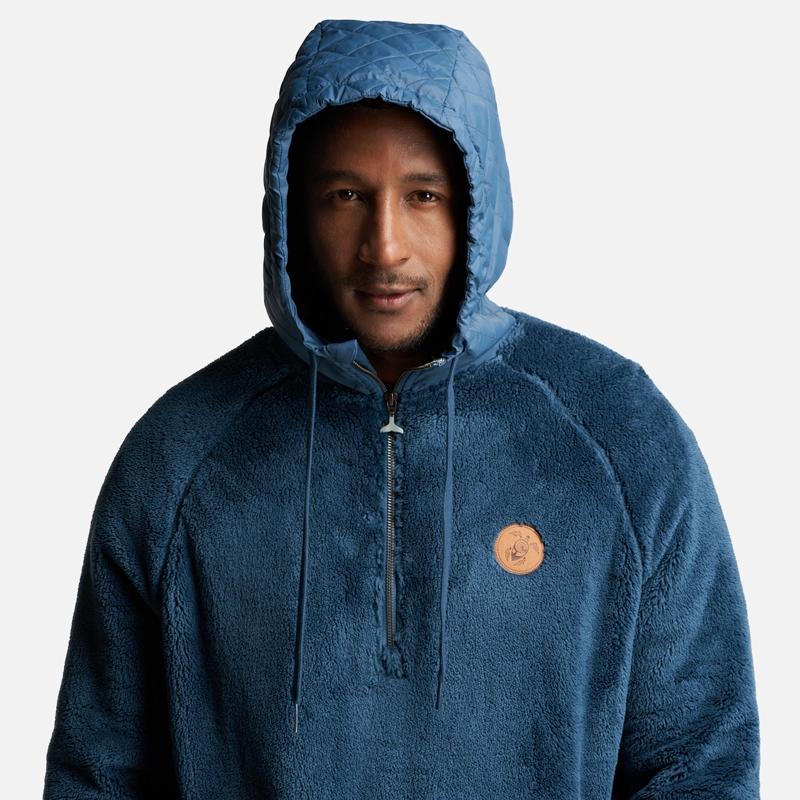 POLERON HOMBRE CANGUR-OSO AZUL NOCHE HAKA HONU - 9