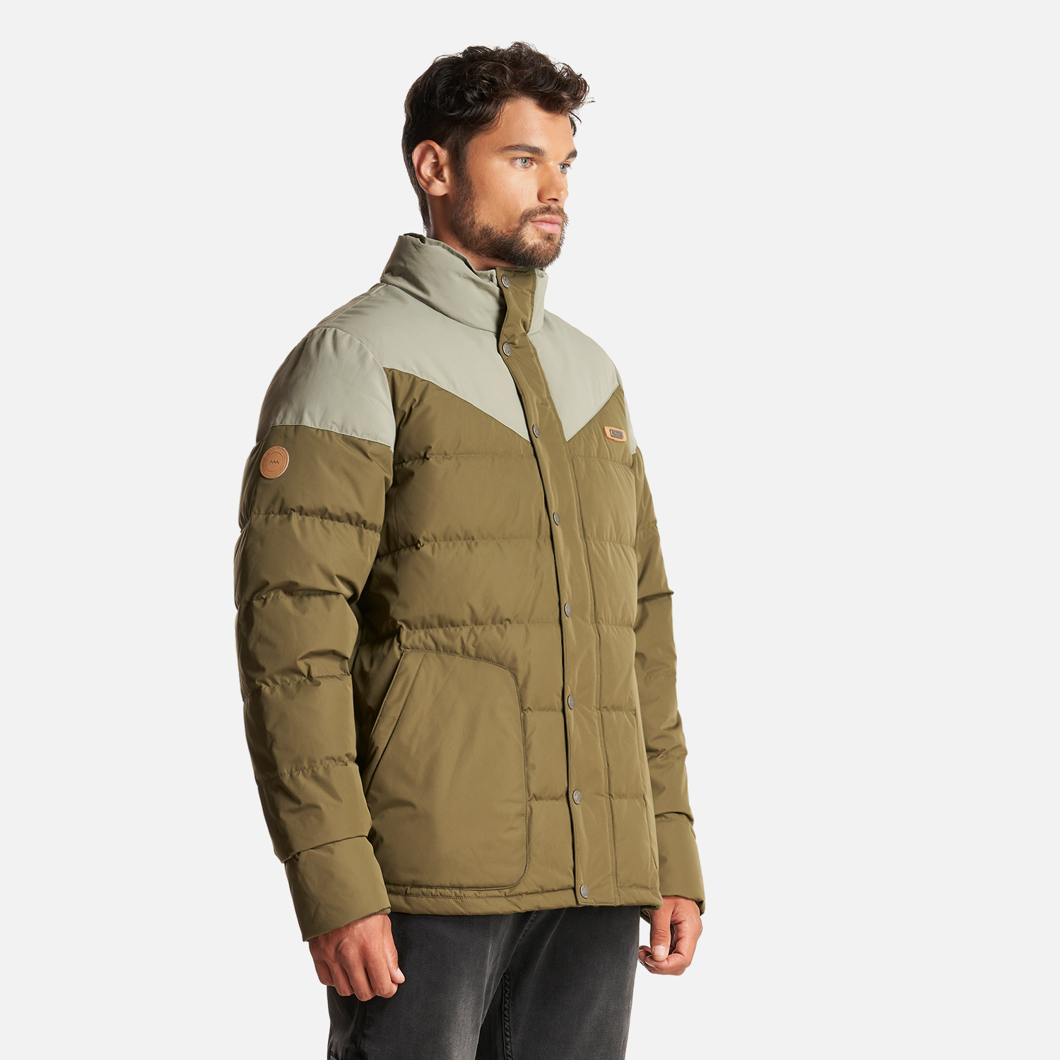 CHAQUETA HOMBRE KOBUK DOWN JACKET VERDE MILITAR LIPPI - 3