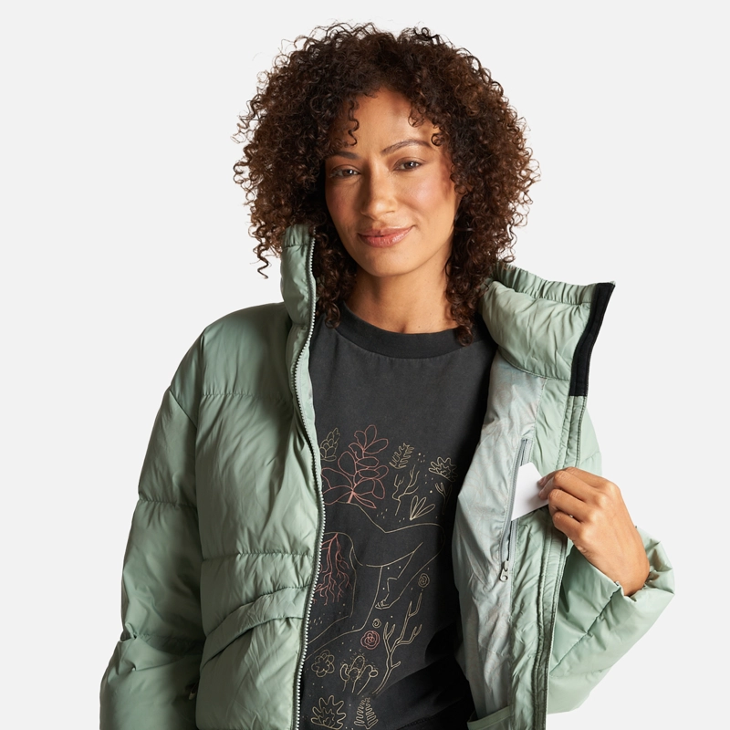 CHAQUETA MUJER CAMPO BASE JADE HAKA HONU - 9