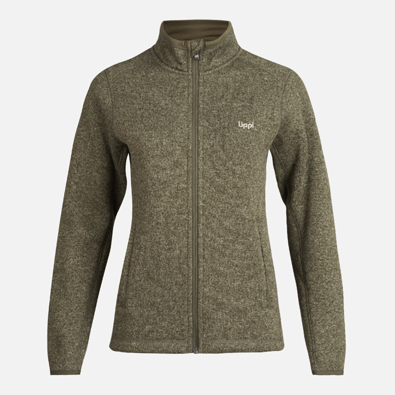 CHAQUETA MUJER CORONADO THERM-PRO JACKET MELANGE VERDE OSCURO LIPPI - 1