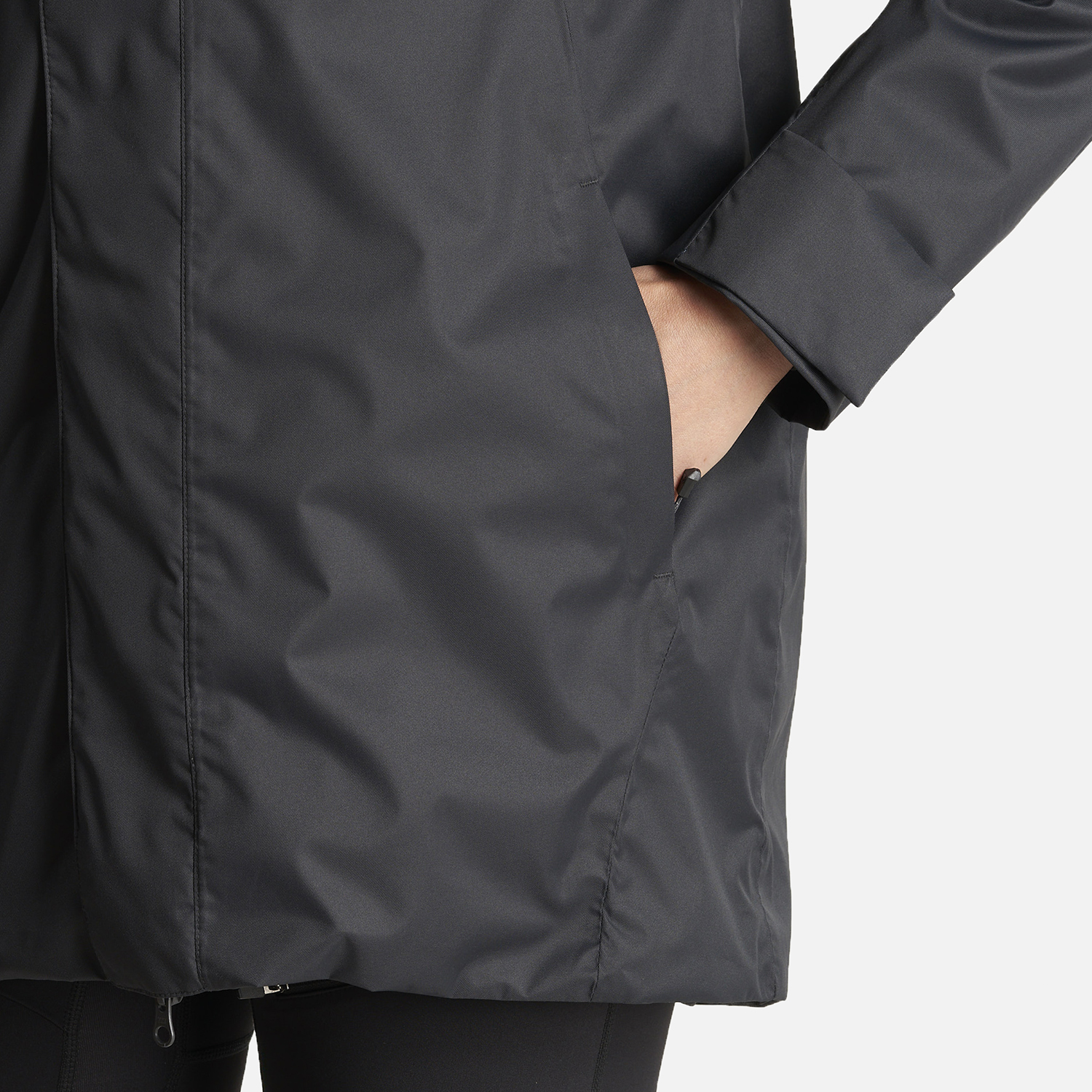 Ripley - CHAQUETA HÍBRIDA SINTESIS EN COLOR NEGRO GANGSTER