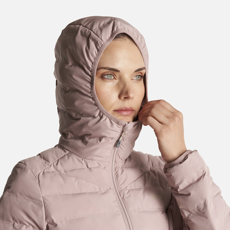 CHAQUETA MUJER SNOWMASS STEAM-PRO 14 ZIP ROSA CLARO LIPPI - 6