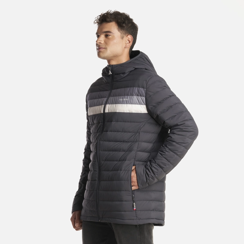 CHAQUETA HOMBRE INFIERNILLO CON GORRO NEGRO HAKA HONU - 3