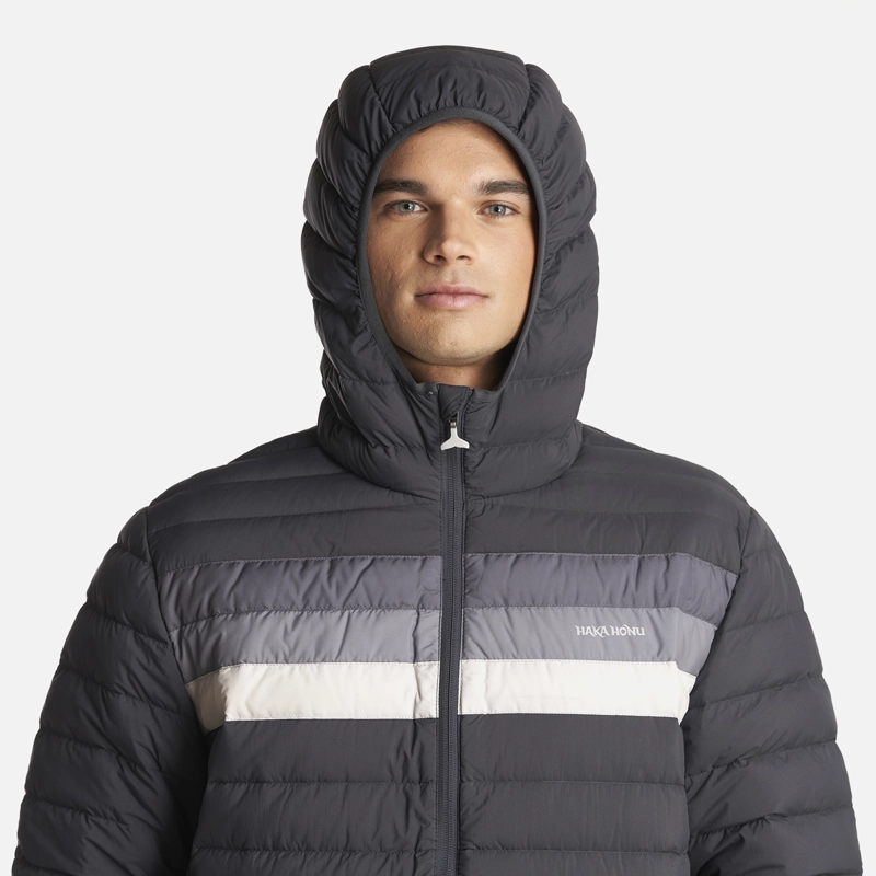 CHAQUETA HOMBRE INFIERNILLO CON GORRO NEGRO HAKA HONU - 5