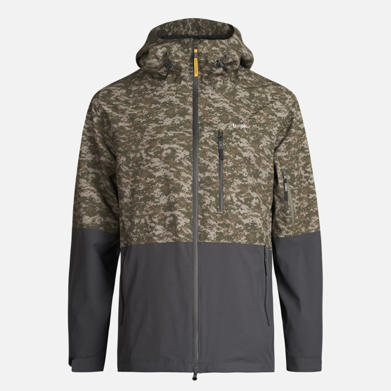 CHAQUETA HOMBRE SIERRA NEVADA B-DRY LIGHT HOODY JACKET PRINT VERDE MILITAR LIPPI - 1