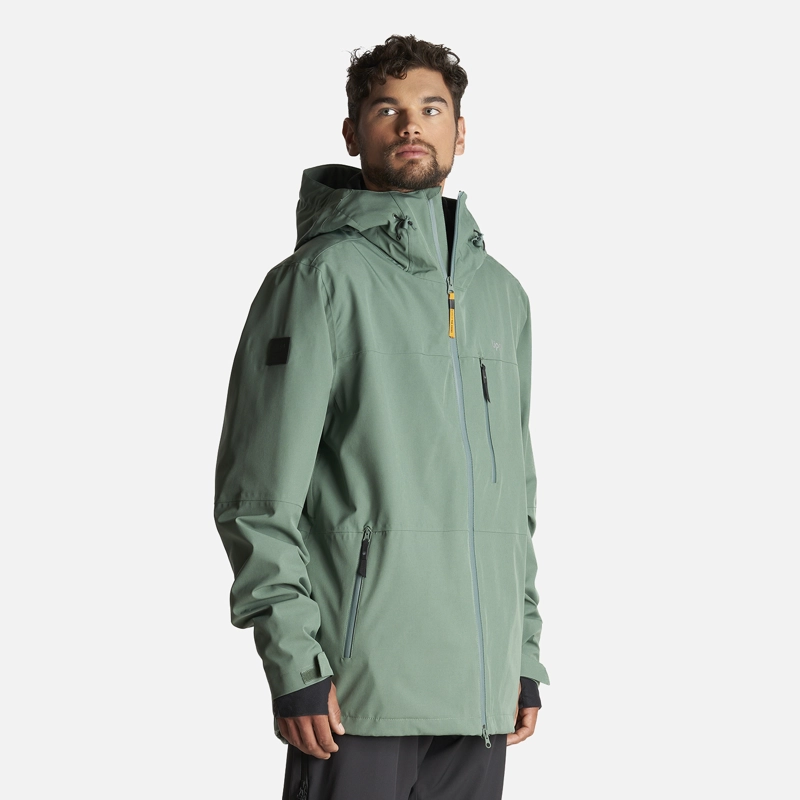 CHAQUETA HOMBRE SIERRA NEVADA B-DRY LIGHT HOODY JACKET VERDE BOTELLA LIPPI - 3