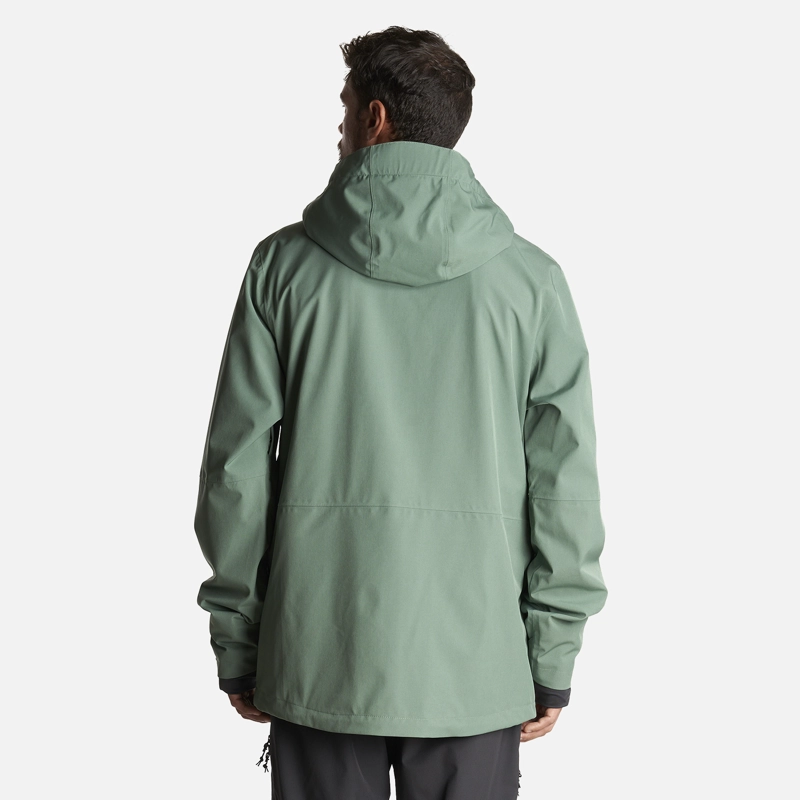 CHAQUETA HOMBRE SIERRA NEVADA B-DRY LIGHT HOODY JACKET VERDE BOTELLA LIPPI - 4