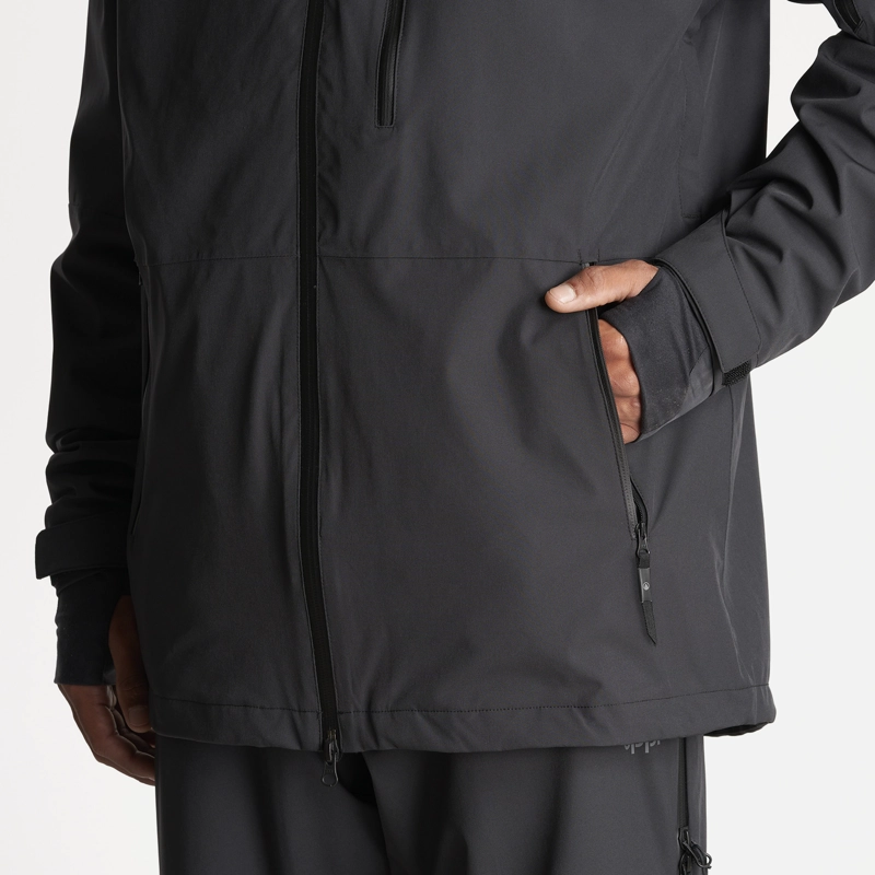 CHAQUETA HOMBRE SIERRA NEVADA B-DRY LIGHT HOODY JACKET NEGRO LIPPI - 5