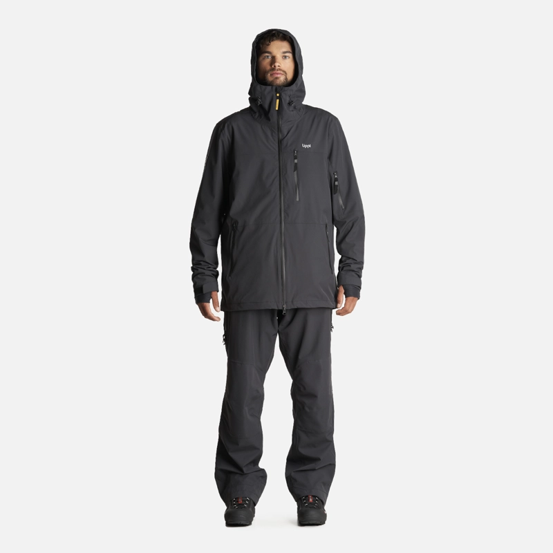 CHAQUETA HOMBRE SIERRA NEVADA B-DRY LIGHT HOODY JACKET NEGRO LIPPI - 7