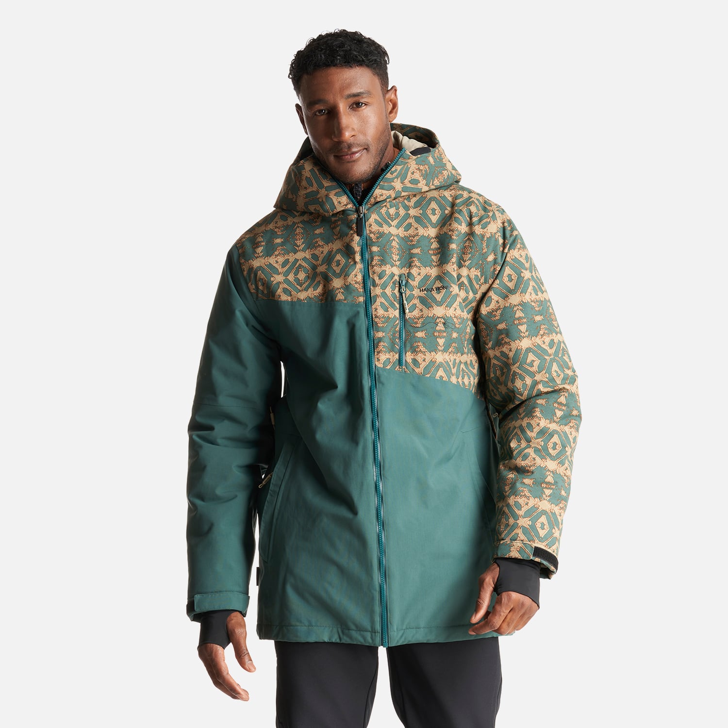 CHAQUETA HOMBRE YETI VERDE BOSQUE HAKA HONU - 2