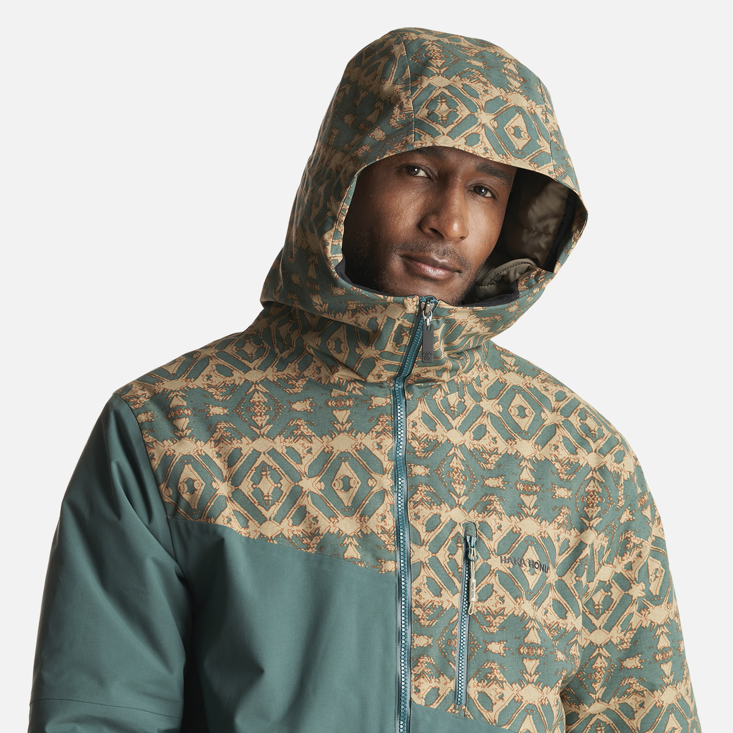 CHAQUETA HOMBRE YETI VERDE BOSQUE HAKA HONU - 5