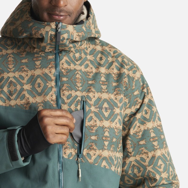 CHAQUETA HOMBRE YETI VERDE BOSQUE  HAKA HONU - 6