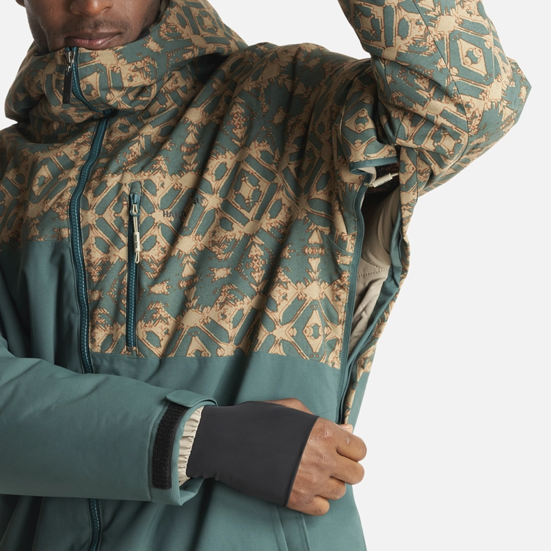 CHAQUETA HOMBRE YETI VERDE BOSQUE  HAKA HONU - 9
